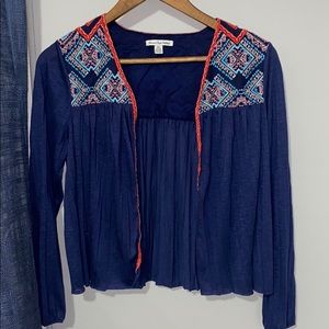 American Eagle Floral Top - Size Medium